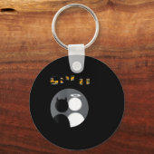 Womens New Split Ity Cool Angel Devil V-neck Schlüsselanhänger (Vorderseite)