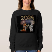  Women's new year celebration Sweat Shirt AI Used (Vorderseite)