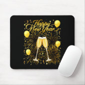 Womens New Years Eve Party Sylvester 2026 Happy Ne Mousepad (Mit Mouse)