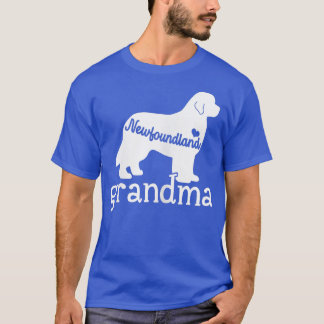 Womens Newfundland Oma gibt Niedliche Neufundlände T-Shirt