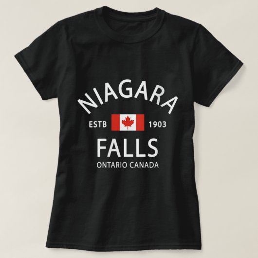 Womens Niagara Falls Clothing - Ontario Kanada - N T-Shirt (Design vorne)