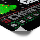 Womens Nicu Nurse Xmas Tree Lighting Ugly Christma Poster (Ecke)