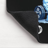 Womens No Lift No Gift Funny Workout Snowman Chris Mousepad (Ecke)