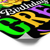 Womens Nola Birthday Crew 2025 New Orleans Mardi G Poster (Ecke)