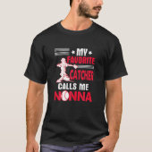 Womens Nonna Catcher Baseball Softball Grandma Dis T-Shirt (Vorderseite)