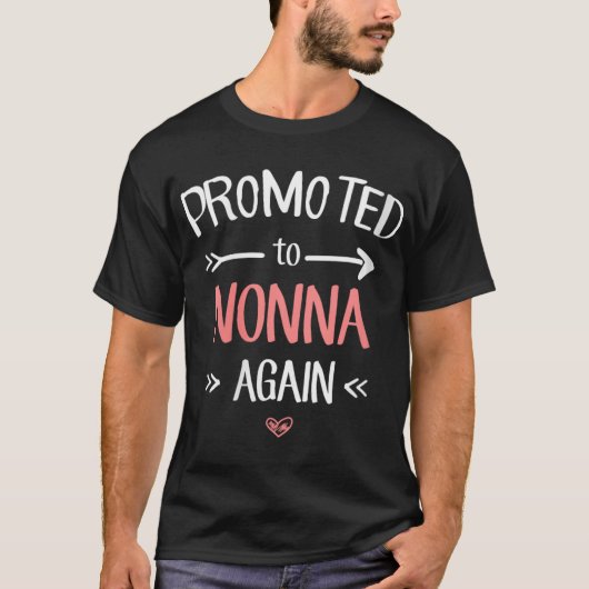 Womens Nonna New Promoted To Nonna Again V-neck T-Shirt (Vorderseite)