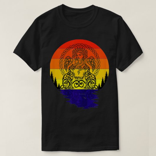 Womens Nordic Goddess Freyja T-Shirt (Design vorne)