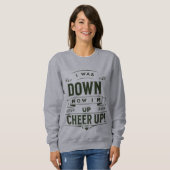 WOMEN'S NOW I'M UP CHEER UP LONG PULLOVER HOODIE  (Vorne ganz)