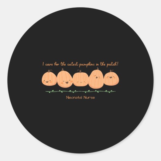 Women's Nurse Life Funny Halloween Short Sleeve To Runder Aufkleber (Vorderseite)