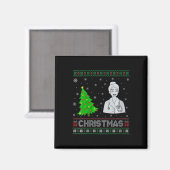 Womens Nurse Practitioner Xmas Tree Lighting Ugly Magnet (Vorderseite/Rückseite)