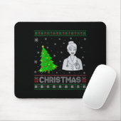 Womens Nurse Practitioner Xmas Tree Lighting Ugly Mousepad (Mit Mouse)