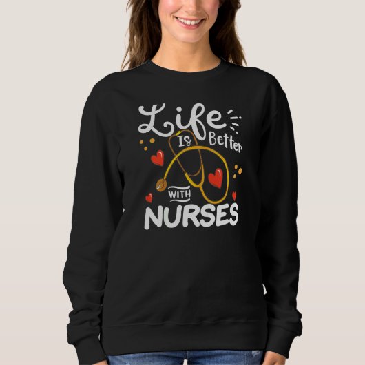 Womens Nurse Sweatshirt (Vorderseite)