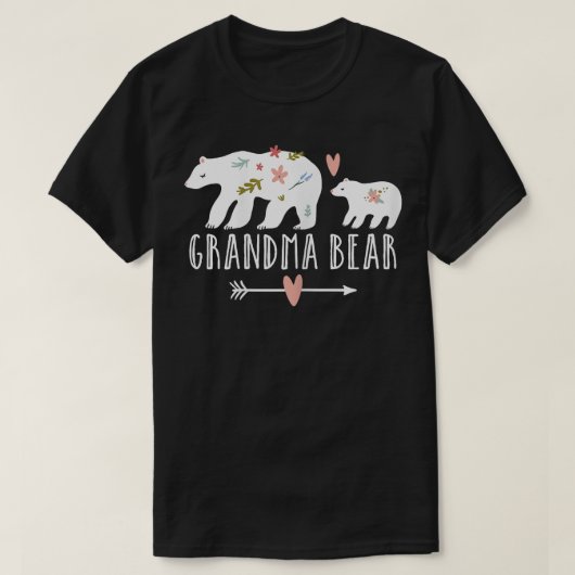 Womens Oma Bear One Cub Oma Bear Oma Oma F T-Shirt (Design vorne)