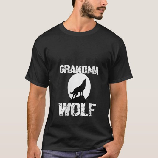 Womens Oma Wolf Shirt Matching Family Tribe Wo (Vorderseite)
