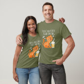 Womens One Bee Right Meow Cat Funny St Patricks D T-Shirt (Unisex)