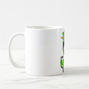 Womens One Lucky Teacher Funny St Patricks Day Mes Kaffeetasse