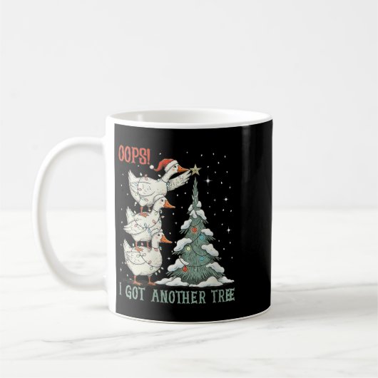 Womens Oops I Got Another Tree Merry Goosemas Sill Kaffeetasse (Links)
