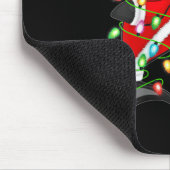 Womens Orca Xmas Lighting Santa Costume Orca Chris Mousepad (Ecke)