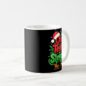 Womens Our Team Sleighs Christmas Reindeers Santa' Kaffeetasse (VorderseiteRechts)