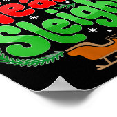 Womens Our Team Sleighs Christmas Reindeers Santa' Poster (Ecke)