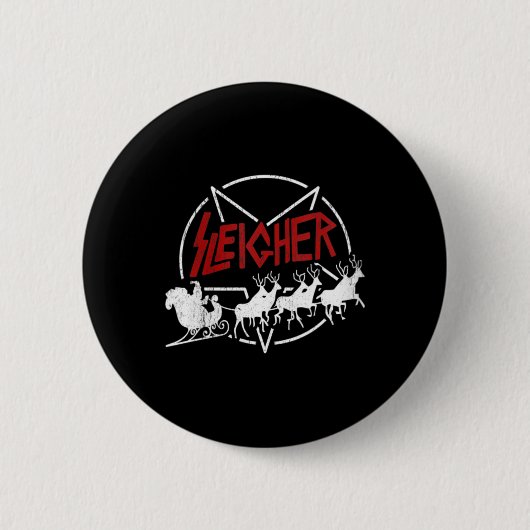 Womens Oversified Ugly Christmas Sweater Vintag Er Button (Vorderseite)