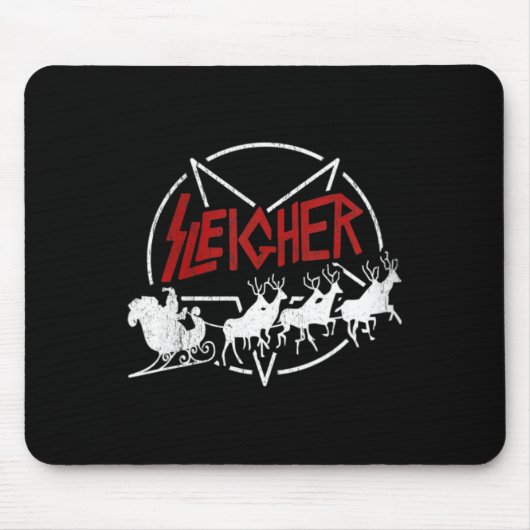 Womens Oversified Ugly Christmas Sweater Vintag Er Mousepad (Vorne)
