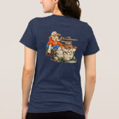Women's PA1000 Tri-Blend Shirt (Rückseite)