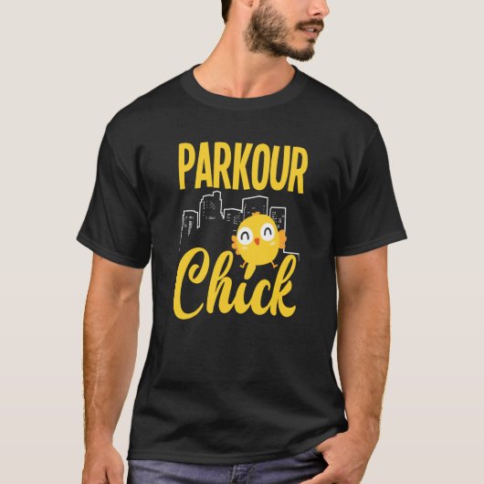 Womens Parkour Chick Parkour Girl T-Shirt (Vorderseite)