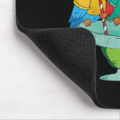 Womens Parrot Cinco De Mayo Funny Drinking Tequila Mousepad (Ecke)