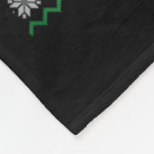 Womens Pilot Xmas Tree Lighting Ugly Weihnachtssch Fleecedecke (Ecke)