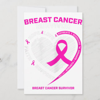 Womens Pink Breast Cancer Survivor Gifts Women Mom Ankündigung