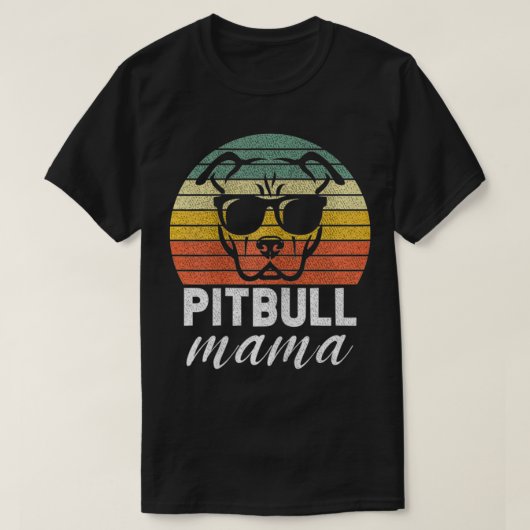 Womens Pitbull Mama Liebe Pitties Pitbull Cool T-Shirt (Design vorne)