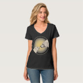 Womens Polar Bear Kiss T - Shirt Ladys Bear Art T- (Vorderseite Vollansicht)