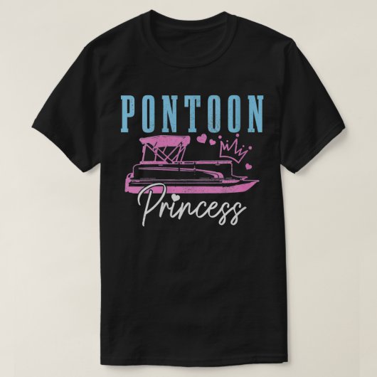 Womens Pontoon Princess Captain Pontooning Lake Bo T-Shirt (Design vorne)