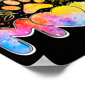 Womens Poodle Mama Poodle Lover Eigentümer Funny D Poster (Ecke)