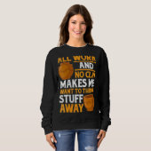 Womens Pot Making Clay Pot Maker Potterie Sweatshirt (Vorne ganz)