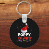 Womens Ppy Claus Christmas Pajamas Santa Matching  Schlüsselanhänger (Vorderseite)