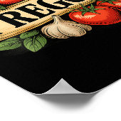 Womens Preggo Costume Pregnancy Announcement Prego Poster (Ecke)