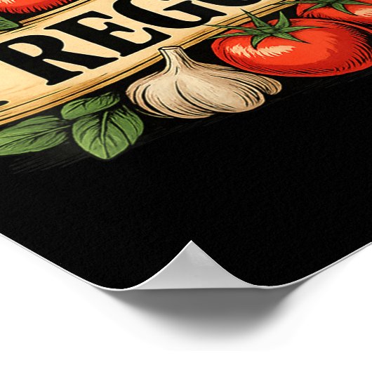 Womens Preggo Costume Pregnancy Announcement Prego Poster (Ecke)