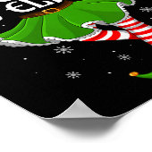 Womens Pregnant Elf Christmas Family Girls Women E Poster (Ecke)