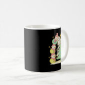 Womens Preppy Coquette Christmas Snowm 2025 Funny  Kaffeetasse (VorderseiteRechts)