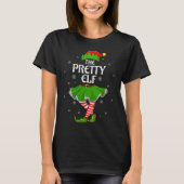 Womens Pretty Elf Christmas Family Girls Women Elf T-Shirt (Vorderseite)