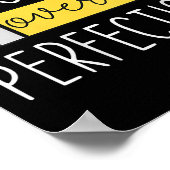 Womens Progress Over Perfection Motivational Teach Poster (Ecke)