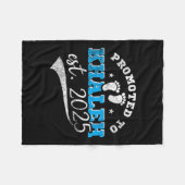 Womens Promoted To Khaleh 2025 New Iranian Aunt Vi Fleecedecke (Vorderseite (Horizontal))