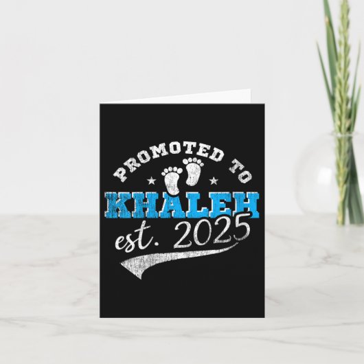 Womens Promoted To Khaleh 2025 New Iranian Aunt Vi Karte (Vorderseite)