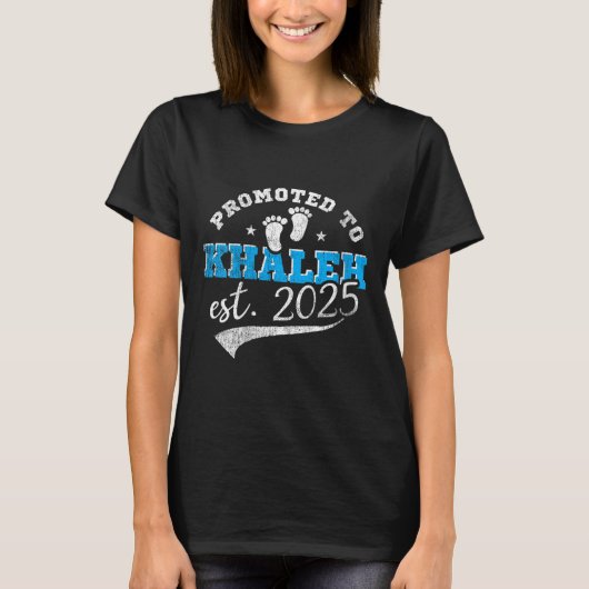 Womens Promoted To Khaleh 2025 New Iranian Aunt Vi T-Shirt (Vorderseite)