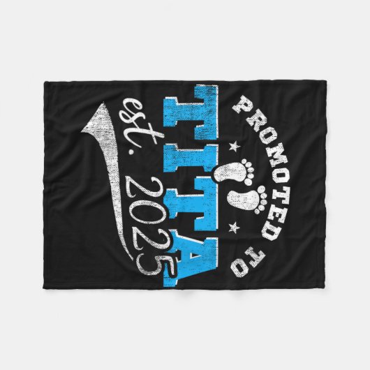 Womens Promoted To Tita 2025 New Filino Aunt Vinta Fleecedecke (Vorderseite (Horizontal))