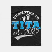 Womens Promoted To Tita 2025 New Filino Aunt Vinta Fleecedecke (Vorderseite)