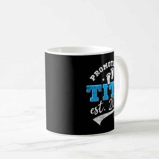 Womens Promoted To Tita 2025 New Filino Aunt Vinta Kaffeetasse (VorderseiteRechts)