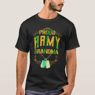 Womens Proud Army GrandMa Shirt Militärpreis T S